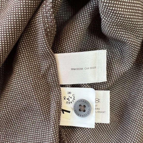 NWT Cutter & Buck Cleveland Browns Birdseye Performance Polo, Brown, L - Picture 7 of 8